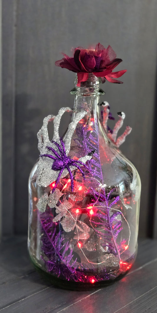 Creepy Purple Spiders