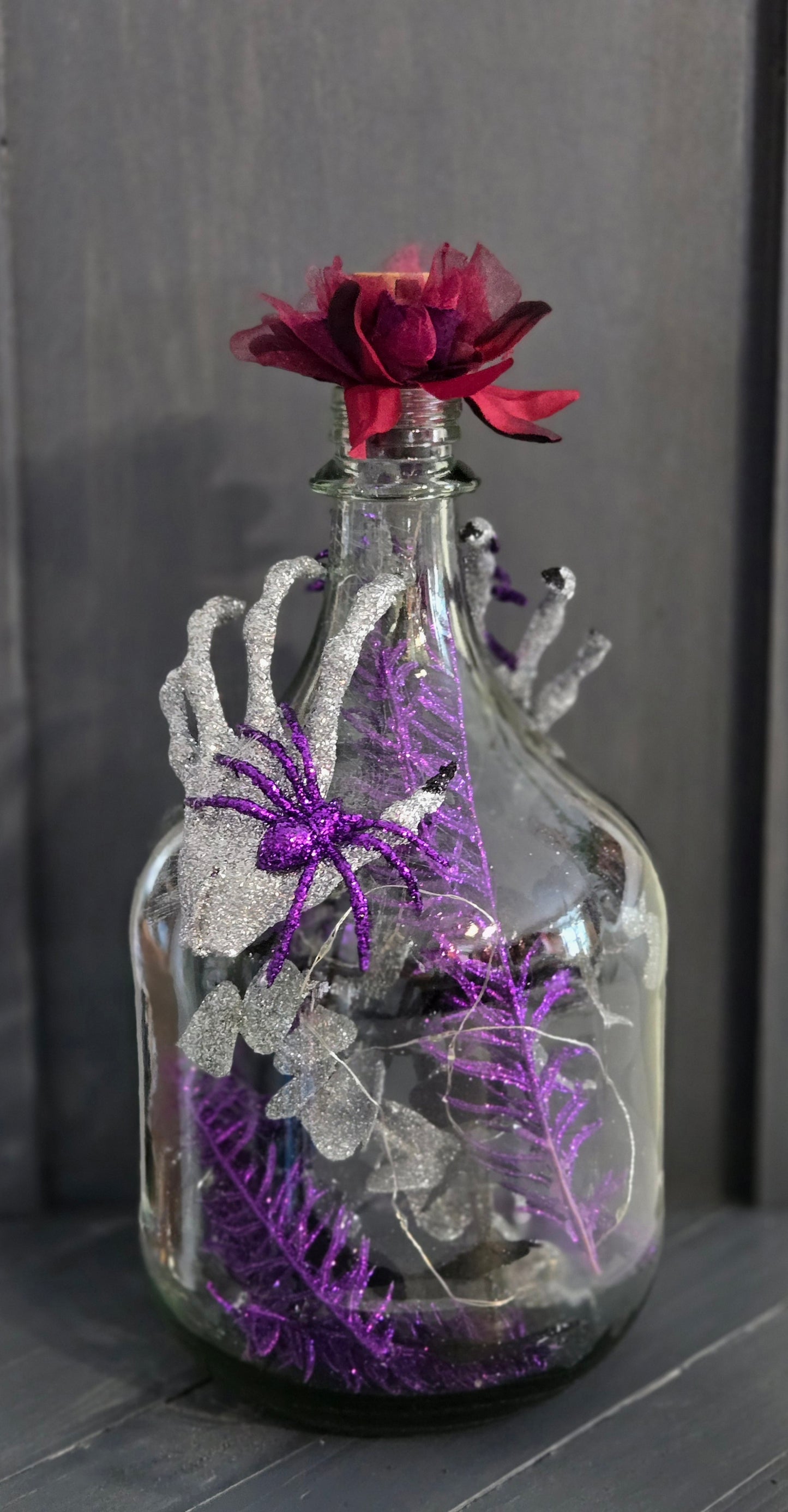 Creepy Purple Spiders